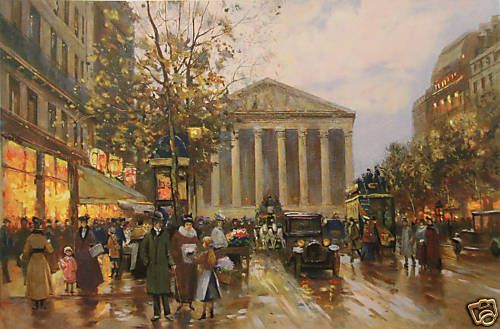 Valery Gromov ~Villare Square~Russian Artist Print~NEW  