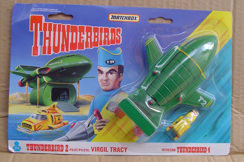 THUNDERBIRD 2 + 4   VIRGIL TRACY   MATCHBOX   THUNDERBIRDS 1992 1993 