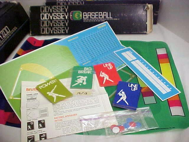 MAGNAVOX ODYSSEY1972 SER# 7627332 WITH 11 GAMES, 7 FROM 72, 4 FROM 