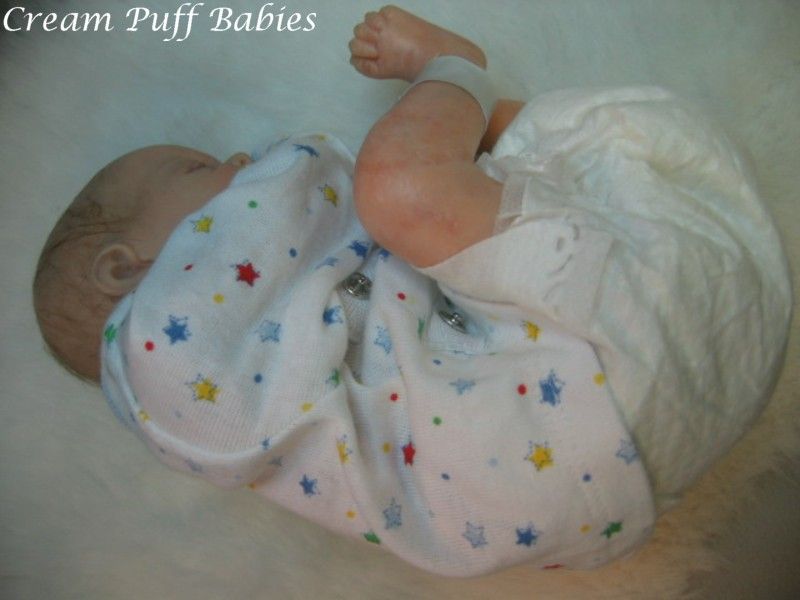 REBORN MICRO PREEMIE BABY GIRL DOLL BECKY BRIGHT CREAM PUFF BABIES 