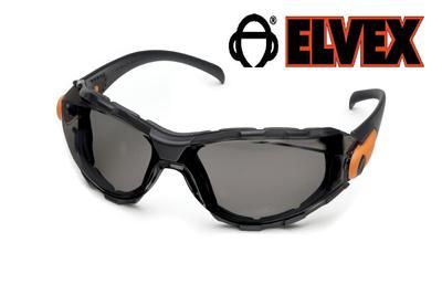 Elvex Go Specs Safety Glasses Smoke Anti Fog Padded Z87  