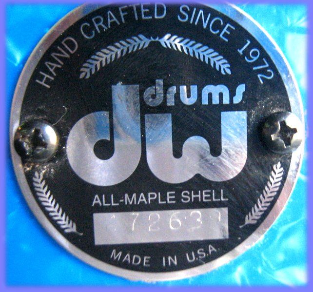 DW Drum Workshop Sapphire Blue Diamond Finish Collectors Series Bass 