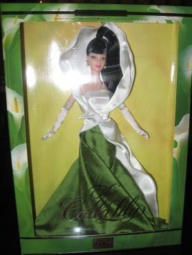 2002 CALLA LILY BARBIE FLOWERS IN FASHION COLLECTION  