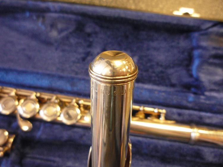 Artley Open Hole Flute with Solid Silver Head and Low B foot with 