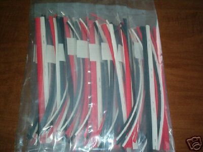 90 FEET OF HEAT SHRINK TUBING ASSORTED SIZES ~BRAND  