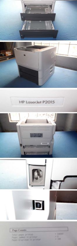 HP LaserJet P2015 Black/White Workgroup Laser Printer CB366A 