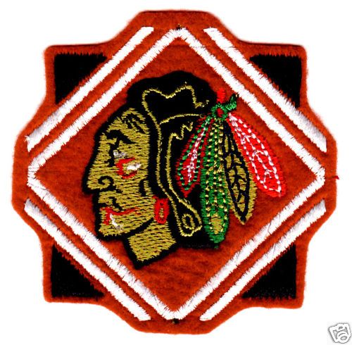 Chicago Blackhawks Shield Crest Iron On Patch *New*  