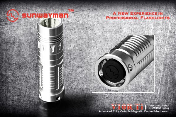   user interface are standards to make up a good flahlight v10r ti