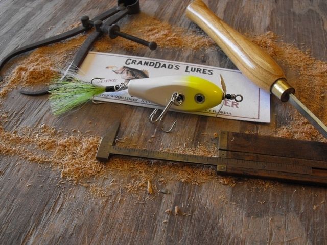 GRANDDADS LURES 2 3/4 in Lemon Head Injured Minnow  