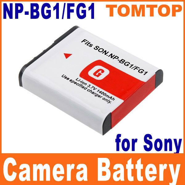 Digital Camera Li ion battery 3.7V 1400mAh for Sony NP BG1 NP FG1 