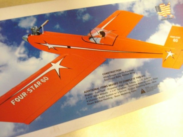 SIG FOUR STAR 60 R/C MODEL AIRPLANE KIT ** 71 inch wingspan 