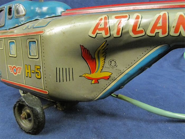 Vintage Momoya/Nikko Tin Toy S 55 Atlantic Helicopter  