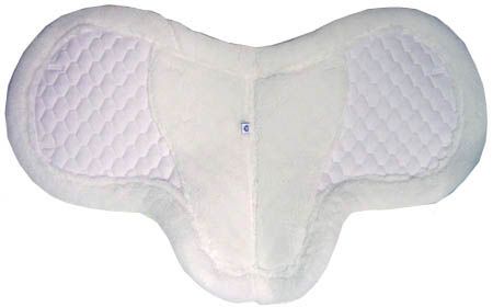 AP Fleece Padded Contour Shaped English Horse Saddle Pad  