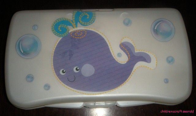 NEW TRAVEL BABY WIPES CASE FISHER PRICE OCEAN WONDERS  