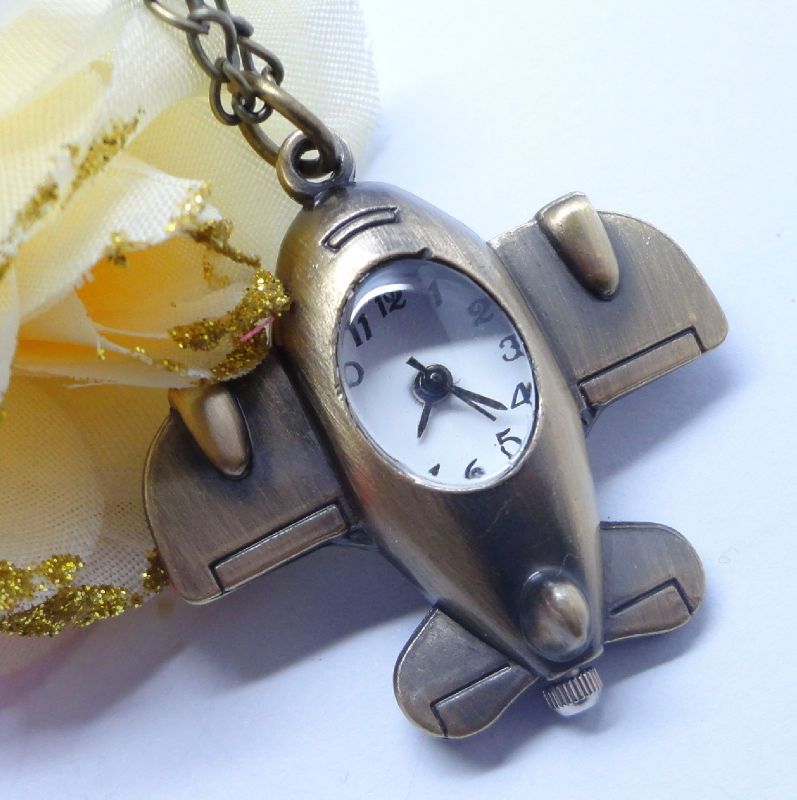   Various Clock Necklace Pendant Quartz Pocket Watch FREE SHIP  