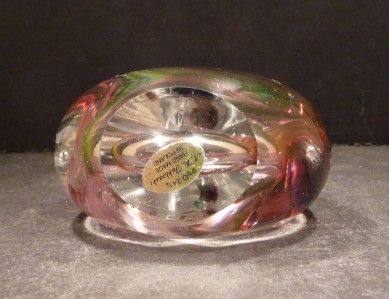 Studio Glass Decorative Piece by A. J. Tablonski  MINT  