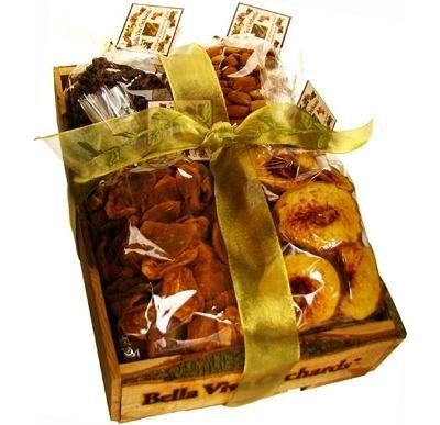 Organic Dried Fruit and Nut Crate Gift Baskets WorldofGood by 
