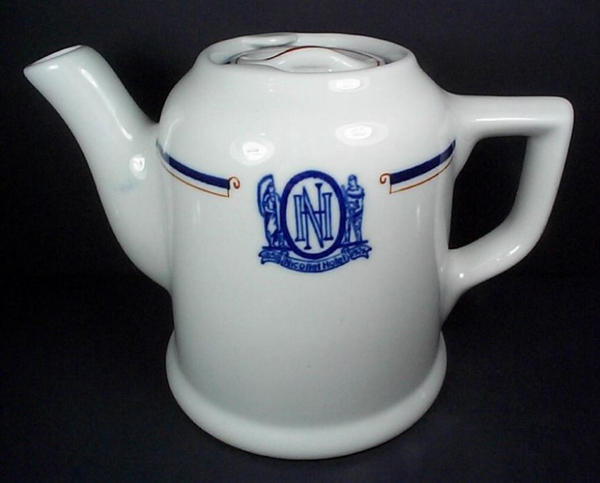 Hotel Nicollet   Minneapolis   1940s   China Teapot  