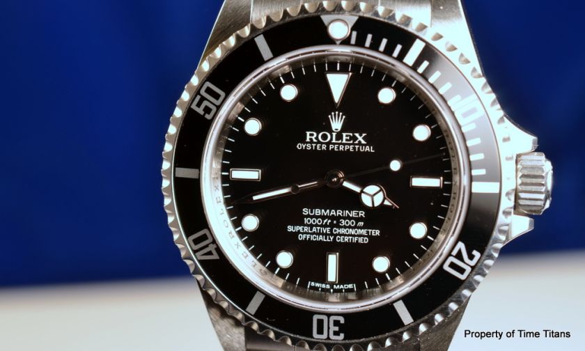 ROLEX SUBMARINER NO DATE COSC 14060 RANDOM SERIAL ENGRAVED REHAUT 