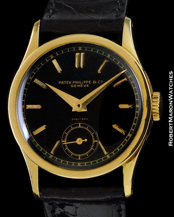 PATEK PHILIPPE VINTAGE CALATRAVA 96 FRECCERO DIAL 1930s  