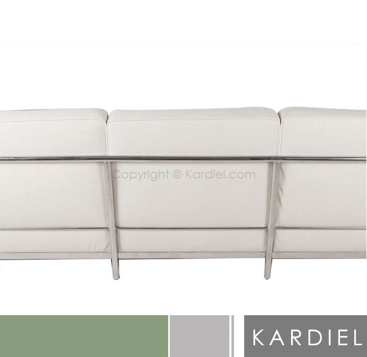 LE CORBUSIER LC3 SOFA WHITE 3 seater chair loveseat leather grande 