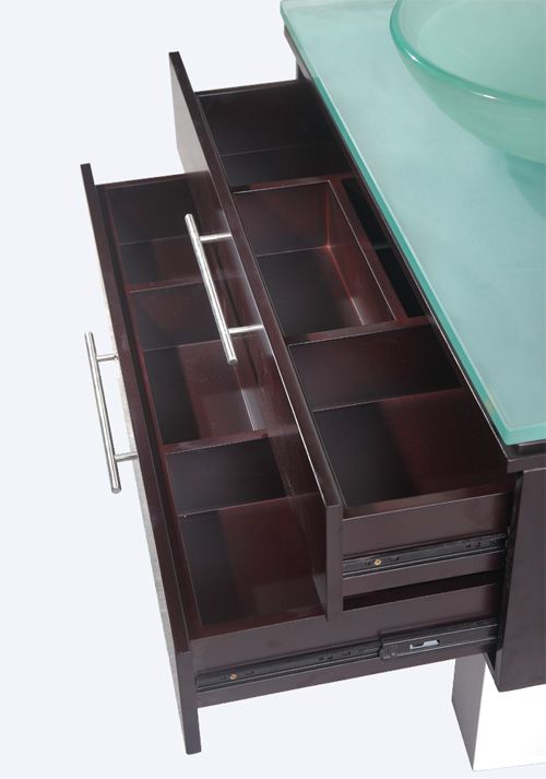 48 Contemporary Bathroom Vanity Bath Cabinet Set 8406  