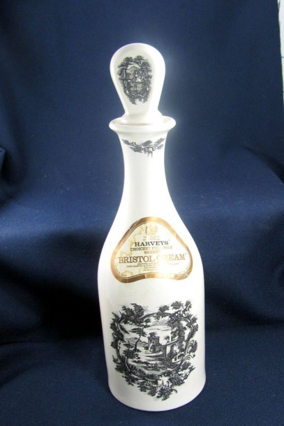 Liquor Bottle   1969 Harveys   Coalport Transfer Carafe  