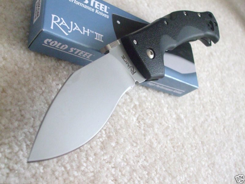 Cold Steel Rajah III Folding Fighting Knife 62KGM New  