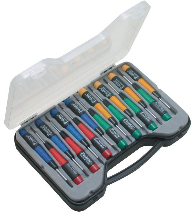 New Pros Kit 800 073 15 Piece Precision Electronic Screwdriver Set 