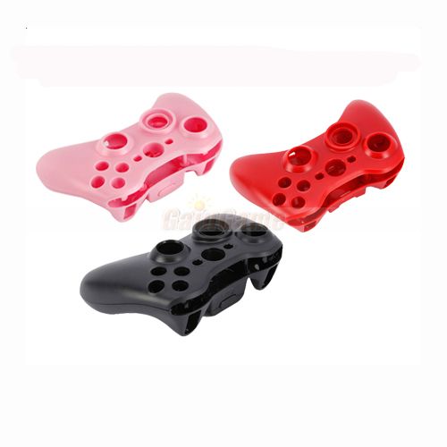   Controller Case Shell Cover + Buttons for XBOX 360 Black+Pink+Red