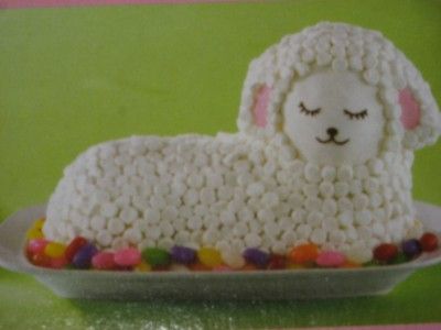 EASTER Passover 3D Stand Up LAMB CAKE Bread PAN Birthday Mold SHEEP 