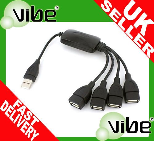 Port Switch Multi USB 2.0 Hub Expansion Splitter Lead  