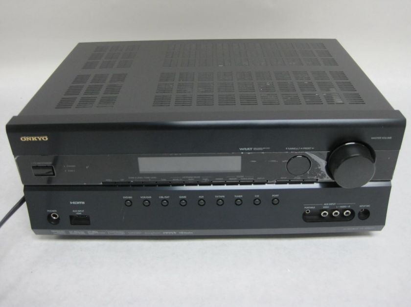 Onkyo TX SR607 7.2 Channel AV Network MultiChannel HDMI Home Theater 