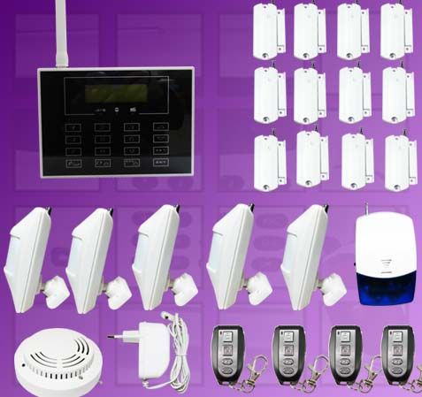   GSM TOUCH KEYPAD WIRELESS HOME ALARM SYSTEM/BURGLAR ALARM 4B  