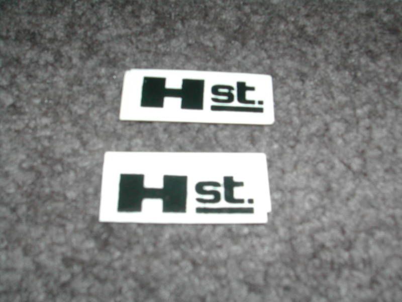 Vintage skateboard sticker H Street H ST Tony Magnuson  