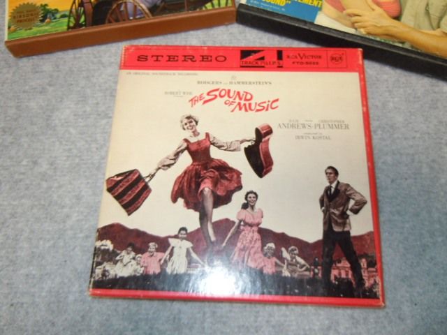 REEL TO REEL LOT MUSICAL SOUND OF MUSIC SOUTH PACIFIC OKLAHOMA 4 TRACK 