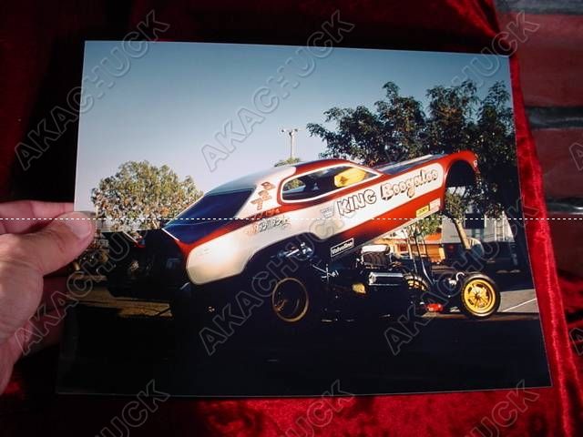   NHRA Funny Car KING BOOGALOO Dodge Duster 1977 OCIR DRAG MEET  