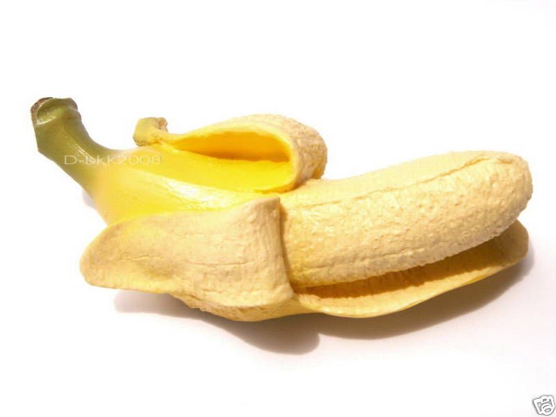 Banana Fruit (peeled) refrigerator fridge Car Magnet  