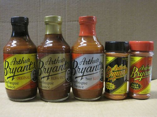 Arthur Bryants Kansas City BBQ Sauce & Rub 3 Pack  