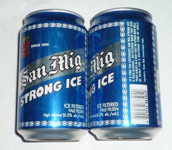 SAN MIGUEL Strong Ice BEER can PHILIPPINE 330ml Collect  