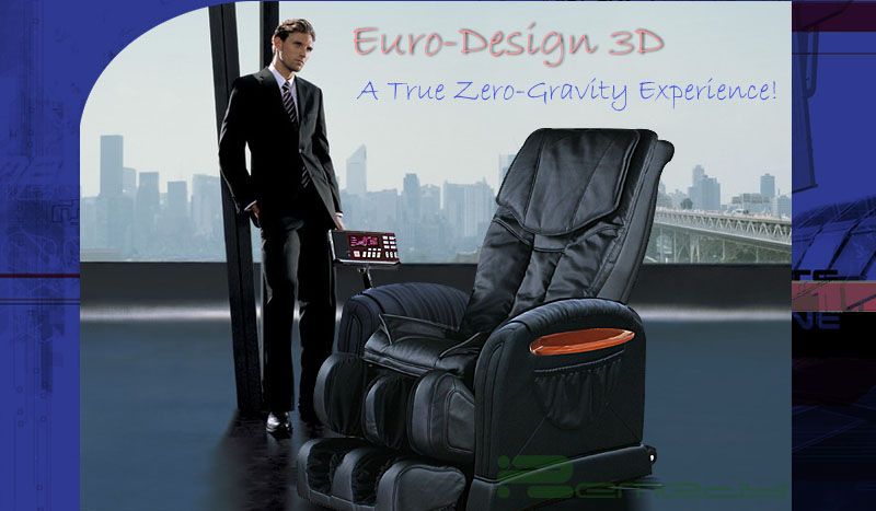 New Shiatsu Chair Plus Heat, Zero Gravity & Arm Massage  