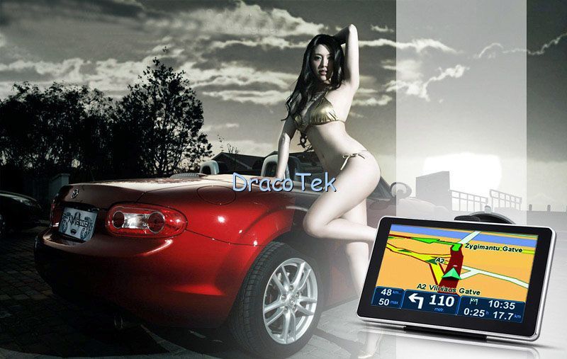 Inch Touchscreen GPS Navigator with Bluetooth FM AV IN 4GB GPS60 