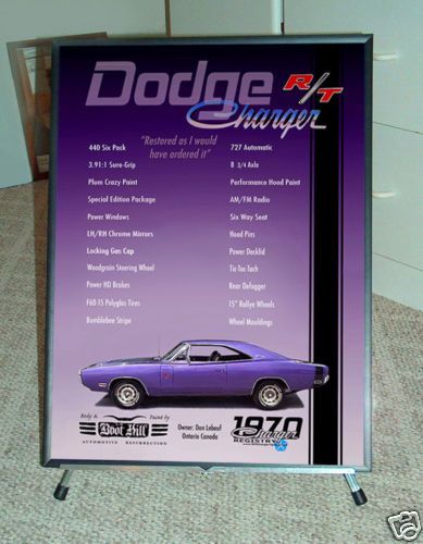 CAR SHOW Display Sign READER BOARD Custom Art  