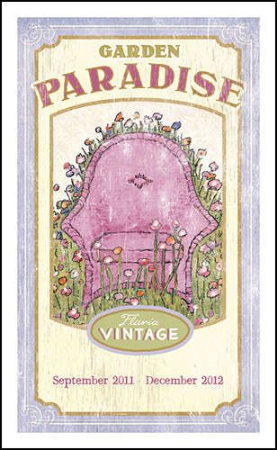 Flavia Vintage Garden Paradise 2012 Pocket Planner 9781617761799 