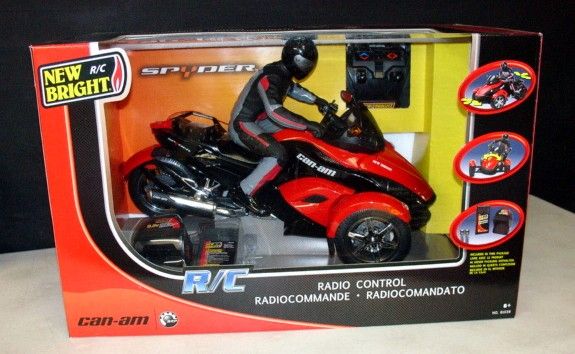 CAN AM SPYDER RADIO CONTROL ROADSTER BRP BRAND NEW IN FACTORY BOX RED 