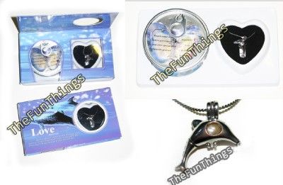   DOLPHIN CAGE 16 NECKLACE LOVE PEARL KIT CANNED OYSTER PEARL  