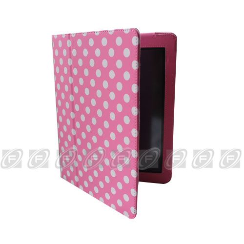 Magnetic Stand Smart Leather Case Cover iPad 2 Checker  