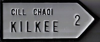 Kilkee Clare Old Style Cast Irish Road Sign Handpainted  