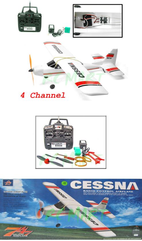 CESSNA 747 RADIO CONTROL 4 CHANNEL R/C RTF RC PLANE NEW  