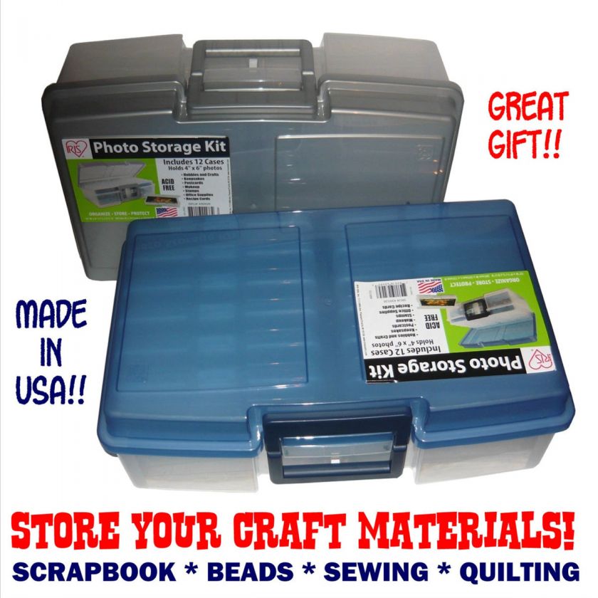 LARGE PHOTO STORAGE KIT or CRAFT ORGANIZER  Scrapbooking/Quilting 